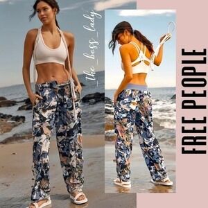 Free People pants hiking workout track jogger mesmerize me pants XS